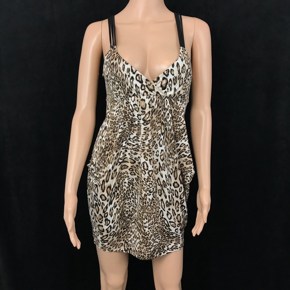 3/20 A’gaci V-Neck Spaghetti Strap Halter Dress - Picture 2 of 8